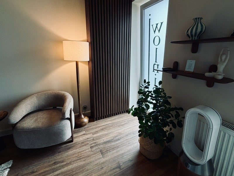 Kącik wypoczynkowy w Wolniej Studio